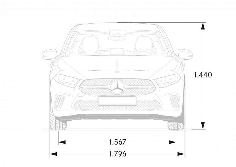 Схема Mercedes-Benz A200 Progressive (W177) 2018 года  (WW) (фото 22 из 96)